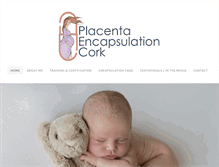 Tablet Screenshot of placentaencapsulationcork.com